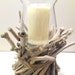 SALE % Driftwood Centerpiece, Driftwood Candle Holder - Centerpiece - Beach - Beach wedding & beach bridal shower