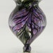 Hand Blown Art Glass Vase - Purple and Lavender