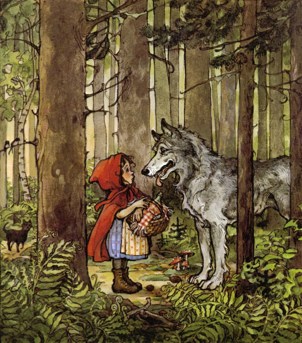 wolf from little red riding hood