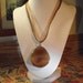 Beautiful Wire Wrapped Carnelian Druzy Pendant