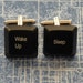 COMPUTER GEEK Black Wake Up & Sleep Computer Key Cufflinks