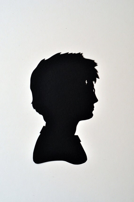 The Golden Trio Harry Potter Silhouettes