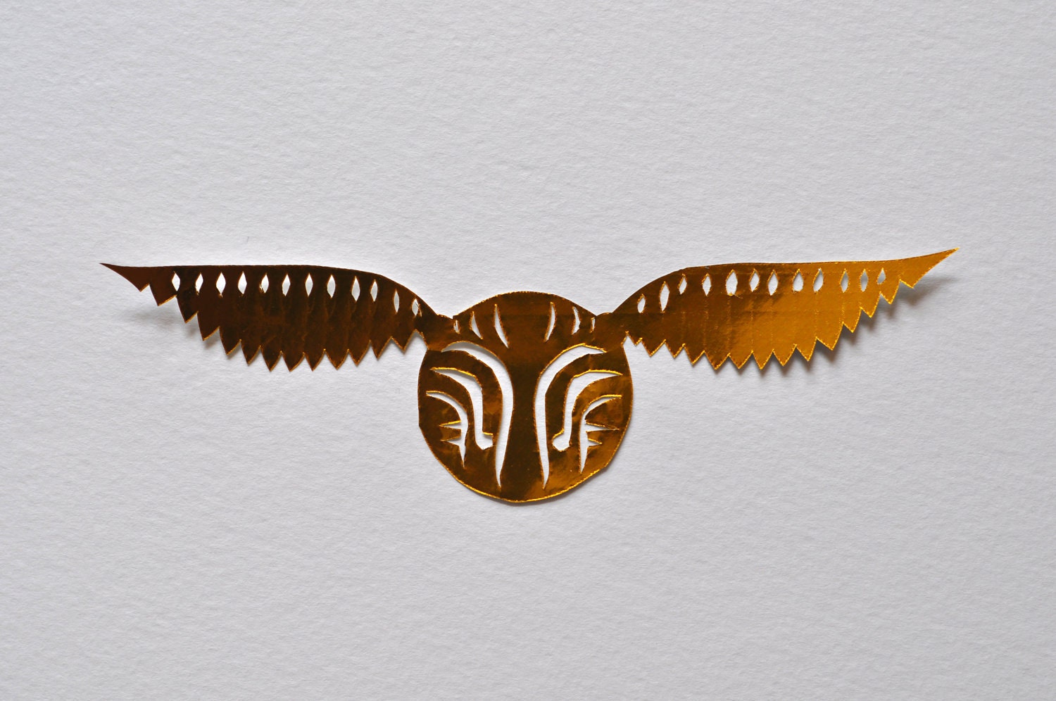 Golden Snitch Papercut