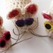 3 BLIND MICE - Trio of Crochet Amigurumi Mice with Sunglasses