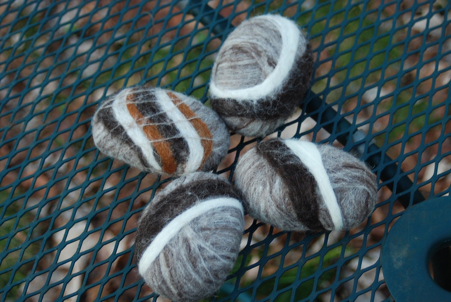 Felted Soap Natura River Stone Colors Handmade