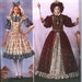 Beautiful ALICE and RED QUEEN Costume Pattern Simplicity Pattern 2325 Sz 14 thru 22 Uncut Factory Folded