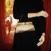 Amazing Vintage ANDE Clutch Purse Satin with Bow and Rhinestones Real Sixties