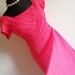 Sale . The Pink Drapes . Fabulously Draped Dress With A Swag 1950s M medium Bombshell Frock Hollywood Glam