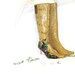 RESERVED FOR KEELY Boots Hand Painted, Women's Size 6 1/2