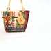 Hand Painted Handbag Book Bag Suede