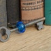Vintage Key Lampwork Glass Bead Pendant Supply Steampunk