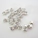 3mm Sew on Glass Rhinestones. 3mm glass Buttons. 150 Pcs