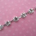 Rhinestone Chain Small Glass Rhinestones--1 yd