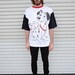 vtg 90s 101 Dalmatians T-shirt color block