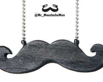 Emergency Moustache Necklace