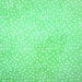 SALE Hand Dyed Quilt Fabric Apple Green Polka Dots, Cotton, 1 Half Yard Cut (LS)