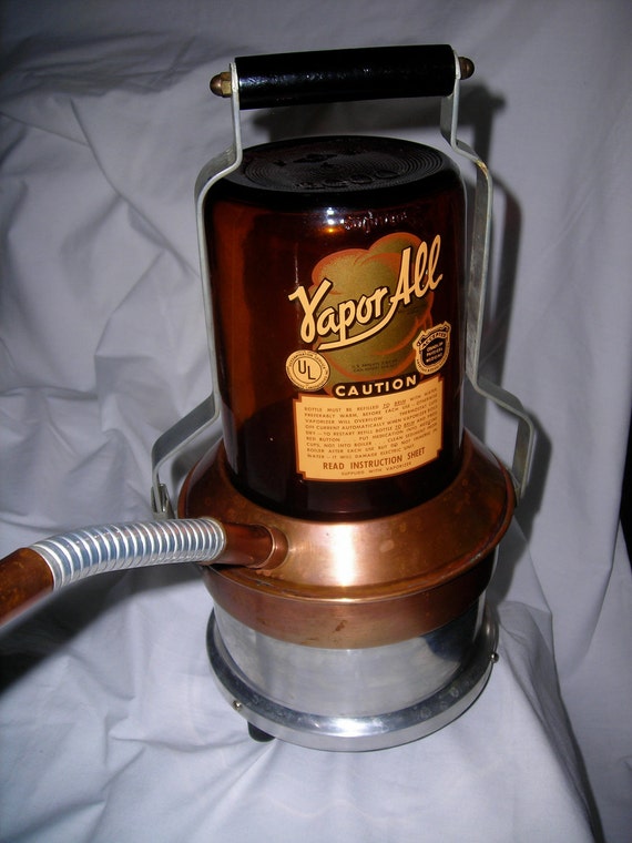Antique Vapor All glass & copper