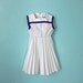 SALE // vintage girls white and purple tennis dress // size 2T