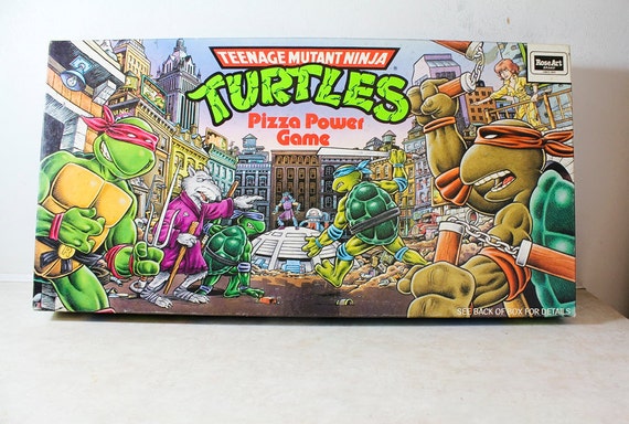 Vintage TMNT Pizza Power Board Game Teenage Mutant by jackdin