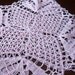 40s Circa Lace Doilies Set of 2, Soft Pink Vintage Doilies, Cottage Chic Pink Doilies