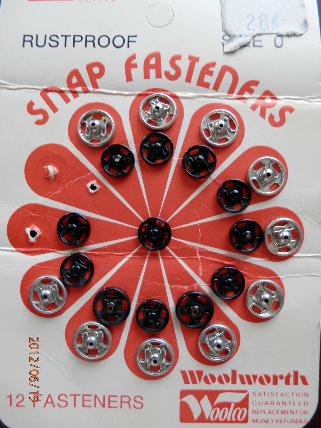 Snaps Fasteners Snap Fasteners Woolworths 1970s by SuzyQsRustyNail