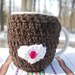 On sale,handmade cup cozy