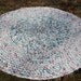 handmade circle rug