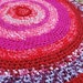 handmade circle rug