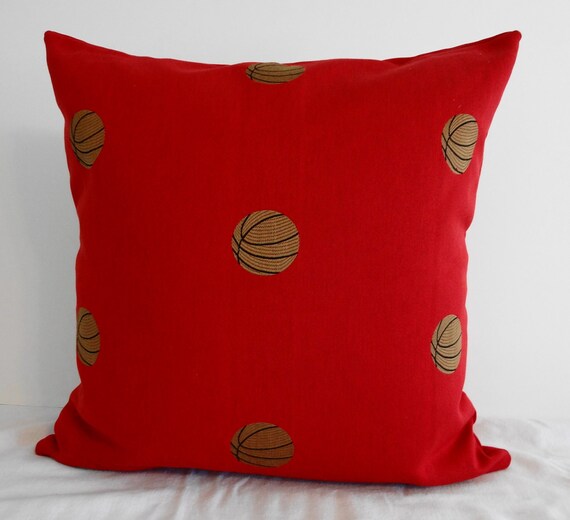 Decorative Pillows Embroidered Sports Throw Pillow Cover