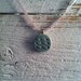 Aqua Ceramic Pendant, Tiny Waves, Spring Fashion, Ceramic Jewelry