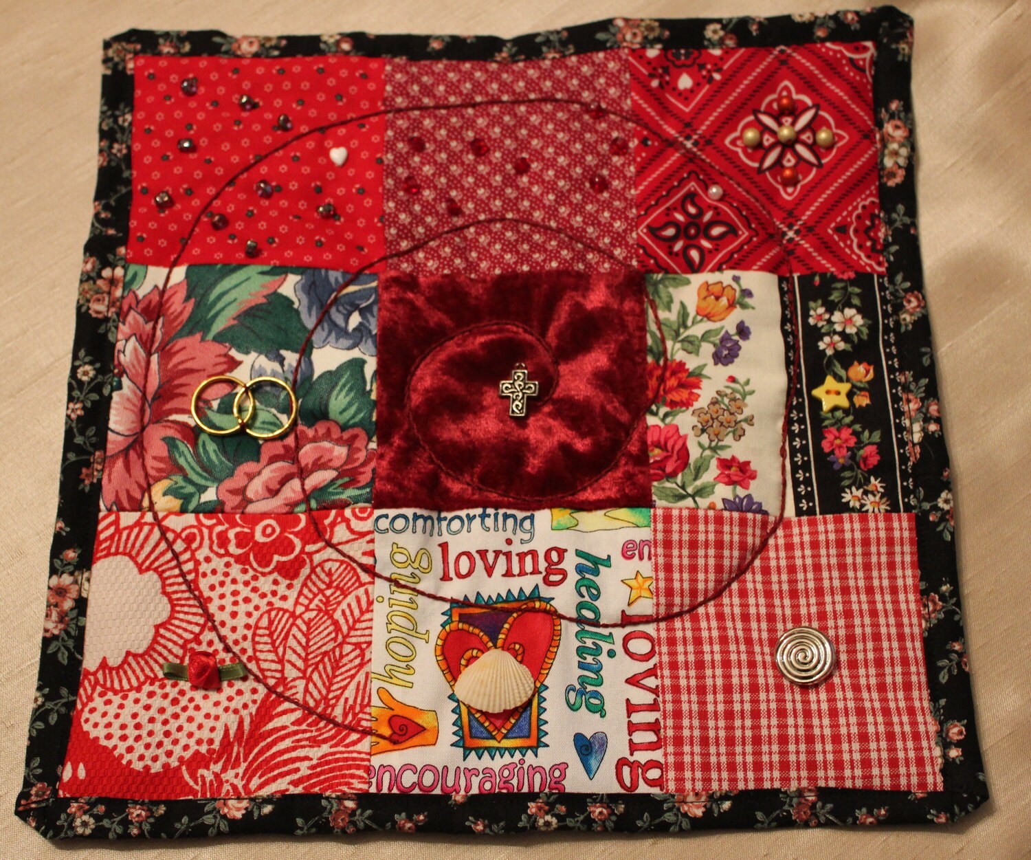 Quilted Prayer Cloth Custom Made