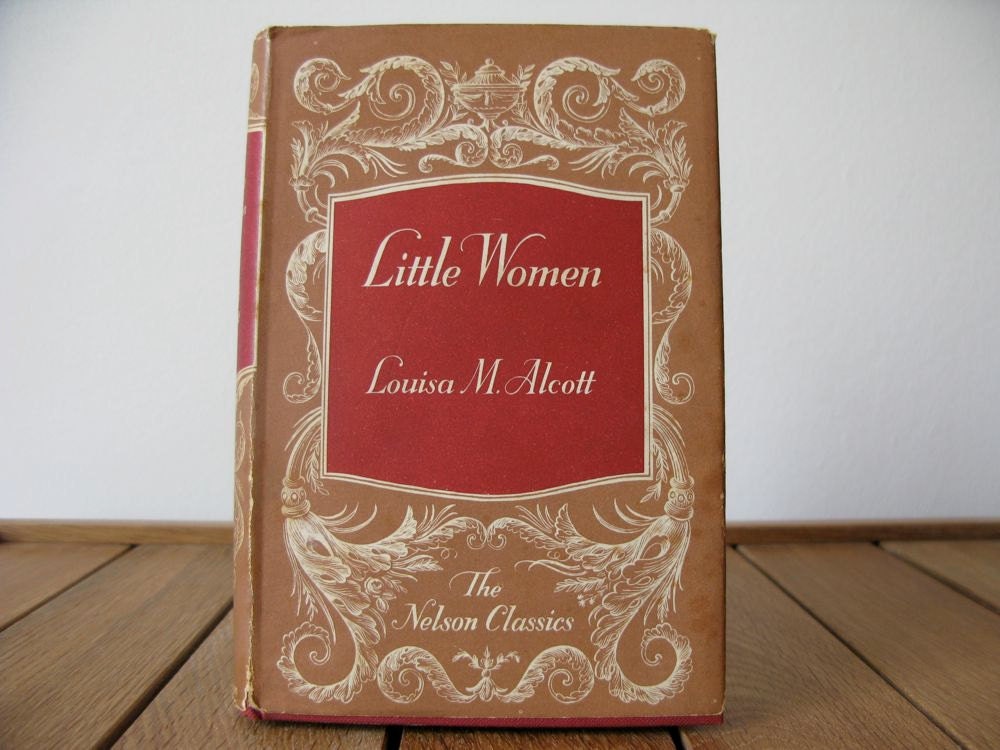 Vintage Little Women book Louisa May Alcott 50s hardcover