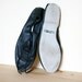Vintage 90s Unisex Leather Jazz Dance Shoes Oxford Flats in Black