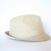 Vintage Beige Men's Fedora Hat
