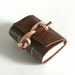 Mini Leather Journal, Chestnut Brown 1.75 x 2.25 Journal by The Orange Windmill