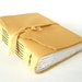 Leather Journal, Pale Yellow, Hand-Bound 4.5 x 6 Journal by The Orange Windmill on Etsy