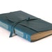 Large Leather Journal, Newark Blue, Hand-Bound 5.75 x 8.75 Journal by The Orange Windmill on Etsy