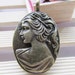 5pcs Antique Bronze Thick Heavy Victorian Nouveau Lady Charm Pendants 29x46mm B103-1