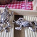 Frog Charms -25pcs Antique Silver Toad Frog Charm Pendants 16x28mm A203-2
