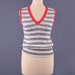 Vintage Nautical Top / Striped Top / sz S to M
