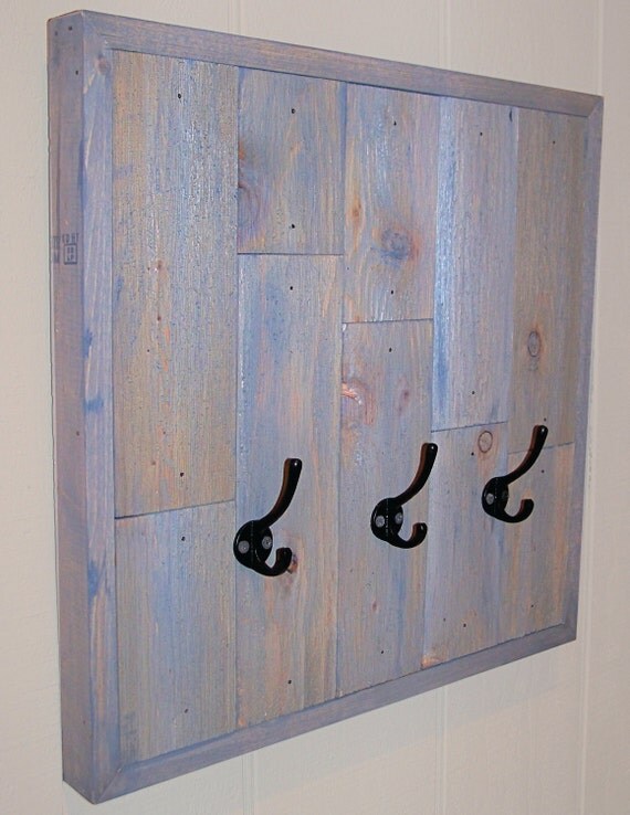 Reclaimed Cedar Wood Coat Rack