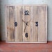 Reclaimed Cedar Wood Clock