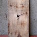 Minimalist Reclaimed Wood Pallet Clock