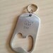 FATHERS DAY Personalized Keychain Bottle Opener For Dad