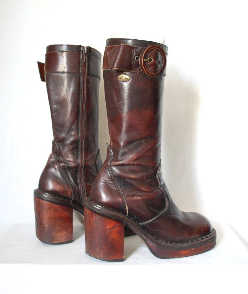 platform boots 70s mens