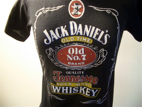 Vintage Jack Daniels T Shirt Tennessee Bourbon Whiskey Biker