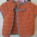 READY TO SHIP Persimmon Grey Baby Sweater Top 12-24 Months shrug bolero boy girl toddler kids childrens Asian Shirt Blouse Jacket folk Fall