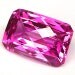 15% OF One beautiful huge focal 51.95 cts hot pink topaz square cut drilled