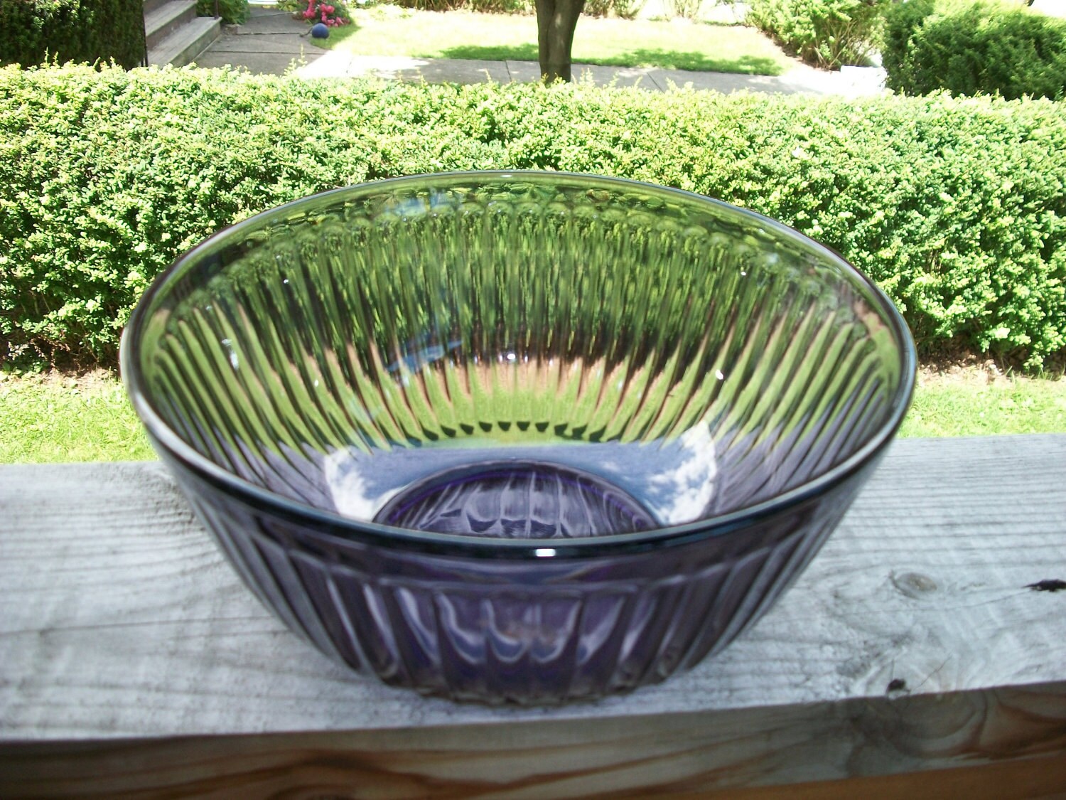 Purple Pyrex mixing bowl. by ARMonaco9 on Etsy