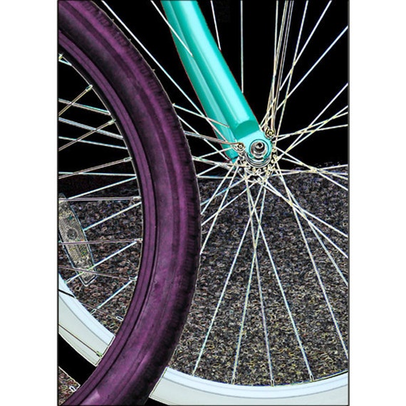 abstract bike art